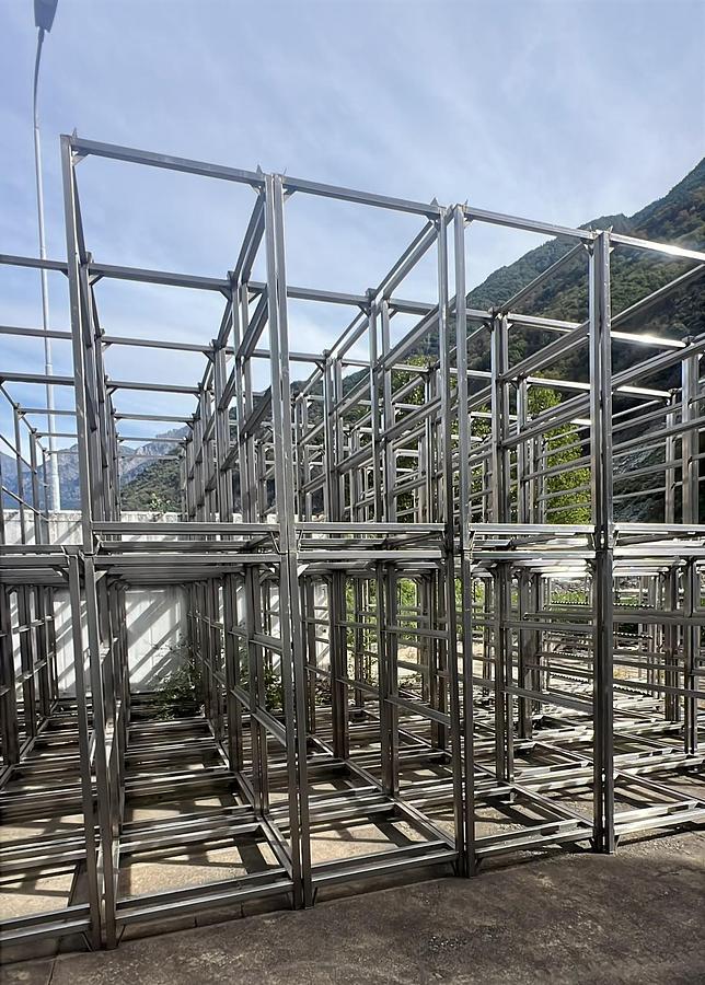 2020 Telai per Stagionatura Salumi (Baltresche) in Acciaio INOX - Stainless Steel Curing Rack for Cured Meats