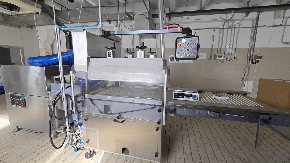 Usato 1995 Linea sottovuoto - Transvac VS 90 e Tunnel Termo-retrazione VC999 - Vacuum packaging and shrink wrapping