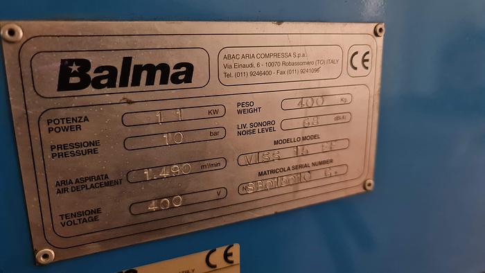 Usato 1998 Compressor ABAC - Balma VISS 15 EF