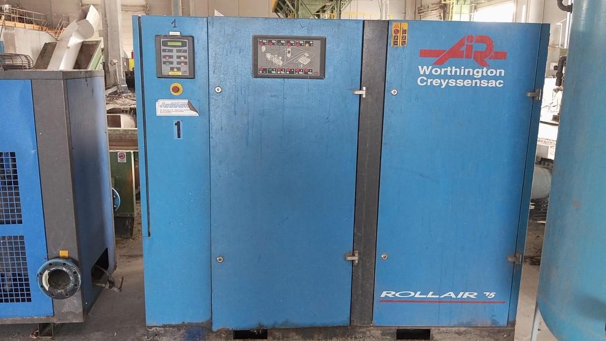 Usato 2006 Compressor system Worthington Creyssensac Rollair RLR 75 / 80