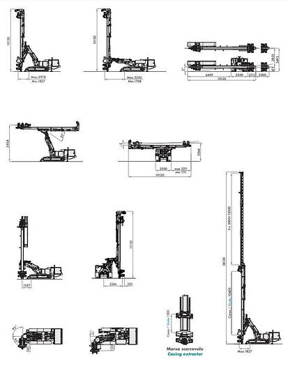 Ricondizionato Perforatrice, Casagrande C7 - piling equipment