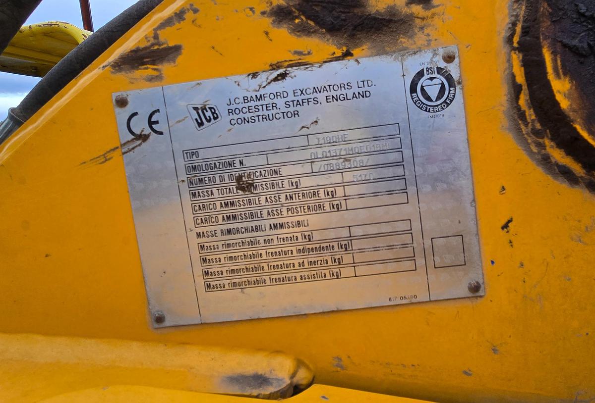 Usato 2005 Pala cingolo Gommato, JCB T 190 HF - Wheel Loader