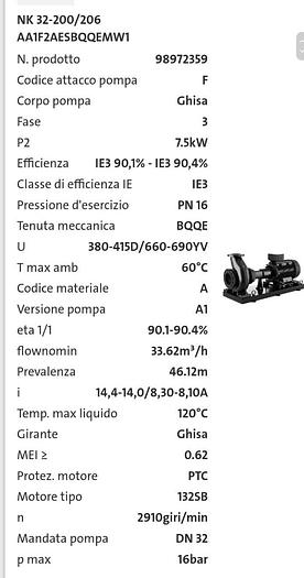 Usato 2002 Impianto antincendio Grundfos EPC 300