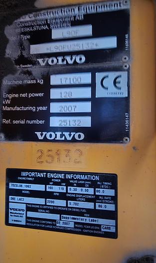 Usato 2008 VOLVO L90 E
