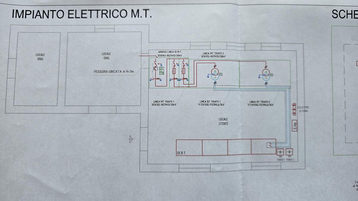 Usato 2009 Impianto trasformazione completo 2 x 630 Kva NEWTON NWR PN - Transformer electric room