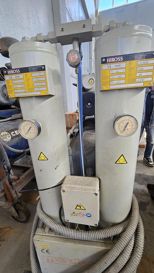 Usato 1995 Compressore rotativo a palette MATTEI ERC 511L - Rotary vane compressor