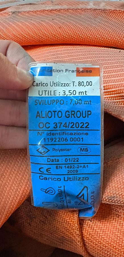 Usato Cavi di Sollevamento Anello Chiuso - Closed Loop Round Slings