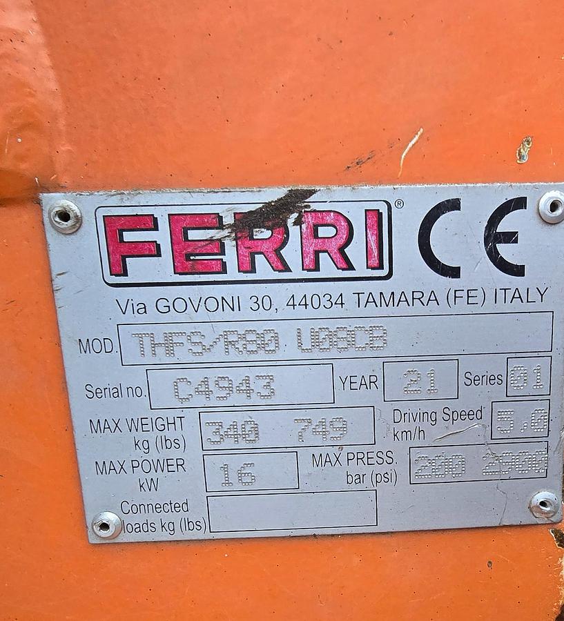 Usato 2021 Trincia per escavatore FERRI THFS/R80 - Excavator mulcher