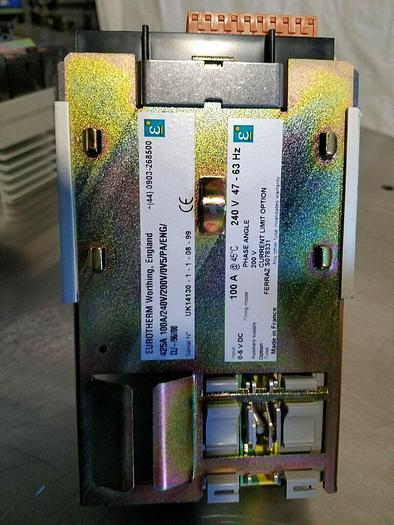Used Eurotherm Relay Switch 425A 100A /240V/200V/0V5/PA/ENG/CL/-/96//00