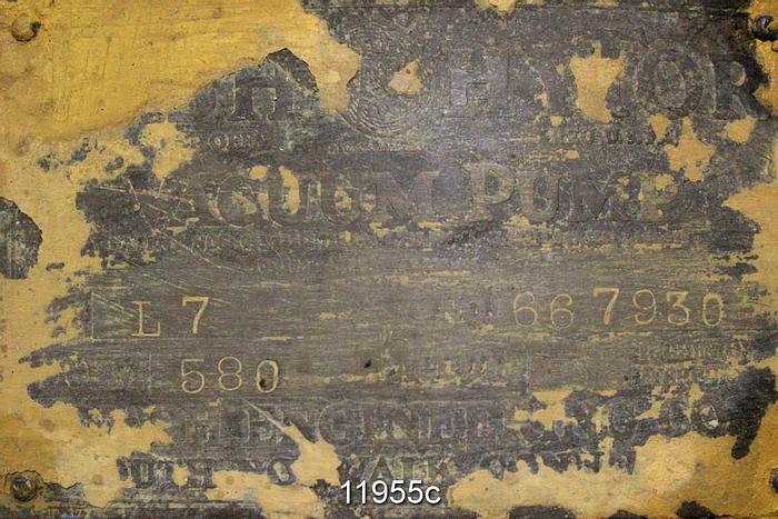 Used Nash L7 Vacuum Pump #11955