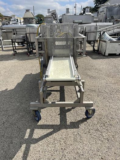 Used Stainless Steel Mobile Conveyor/ Press