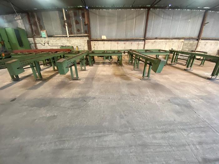 Used 2001 Peddinghaus BDL760/3 with Meba 400DG-700 Saw/Drill Line