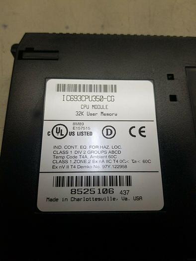Used GE Fanuc IC693CPU350-CG CPU Module