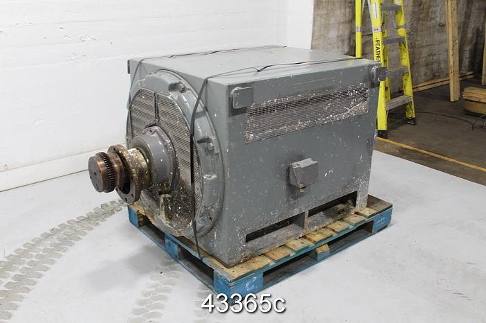 Used General Electric 5K83071360501 A/C Motor, 400Hp, 710Rpm, 4160Volts #43365