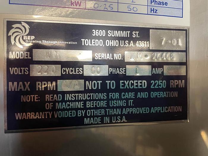 Used 2001 North Star / Bock Engineered Products Wedge Cutter