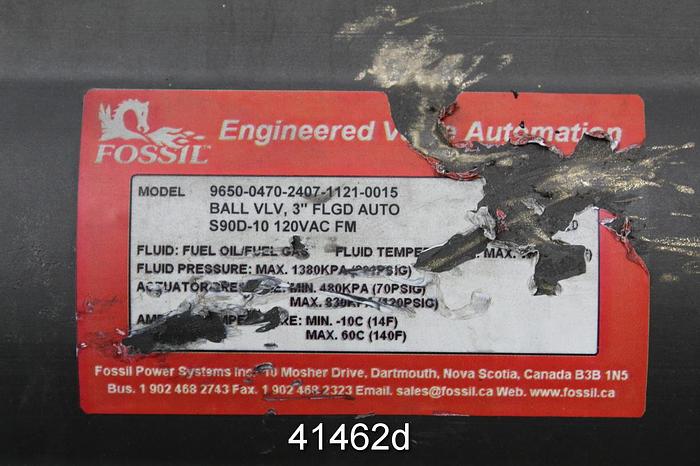 Used FPS Model 9650-0480-2507-0015 3" Ball Valve #41462