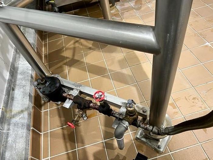 Used 125 GALLON LEE TILTING KETTLE - S/S - 90 PSI JACKET