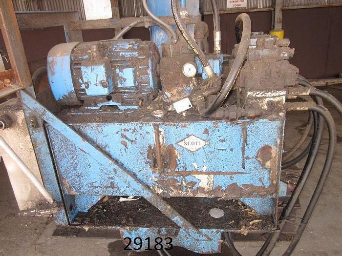 Used Black Clawson 72" Wide, 60" Diameter Roll Splitter #29183