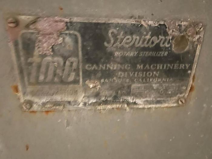 Used 1966 FMC Technologies Steritort Rotary Sterilizer