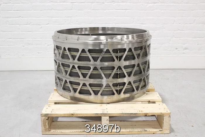 Refurbished Ahlstrom F2 Pressure Screen Basket, .008" Slots #34897