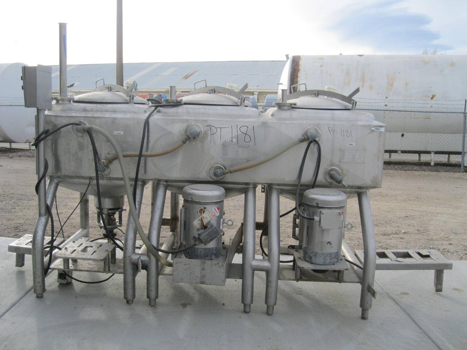 Usado 150 GALLON MIX TANK. APV CREPACO SERIAL K-1202-A-C