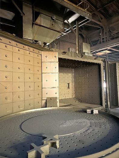 Used 1981 PANGBORN 8-LN 8' DOUBLE DOOR SWING TABLE