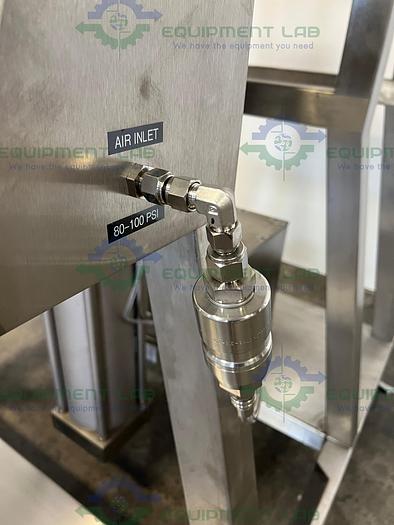 Used Varian  L & L4006MLWJ Load & Lock 6" Chromatography Column On Skid w/ Feed Pump