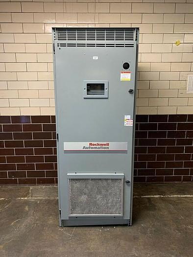 Used Rockwell Automation Drive System Cabinet 87”x 34”x 24”