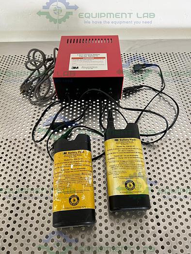 Used 3M  5 Unit Charging Station 520-03-72 w/ 3M Masks and Hoses