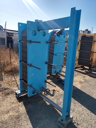 Used Heat Exchanger, Plate, 400 SF, APV, 316 S/st, (65) Plates #S742456