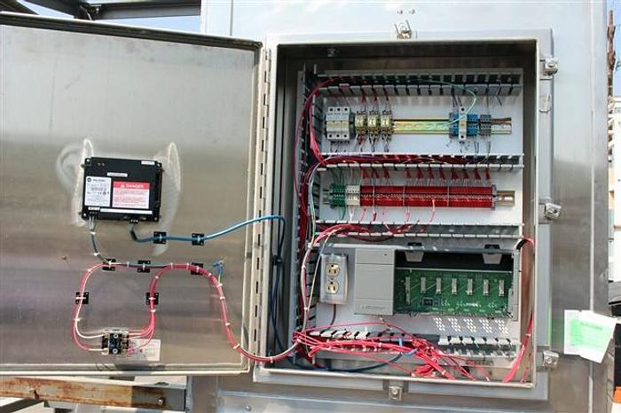 Used 60 CU. FT. GEMCOMATIC SLANT CONE BLENDER WITH DRUM LIFT - S/S