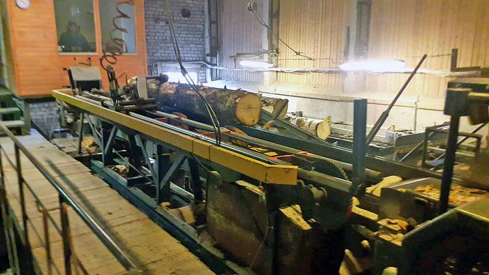 Used 1974 ARI Sweden Complete sawline ARI with 2 sas KL10 and KL12 and edger