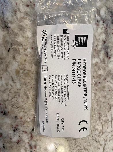 Hydrafacial tips, Large Clear, (15 Qty) Edge Hydrafacial hand piece compatible