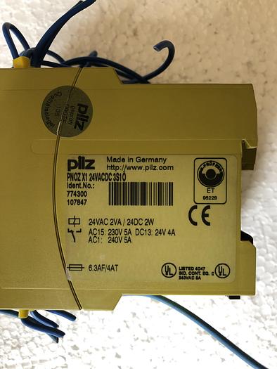 Used Pilz PNOZ X1 24VACDC3S10