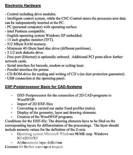 Used 2007 Weeke BHX 500 CNC Router