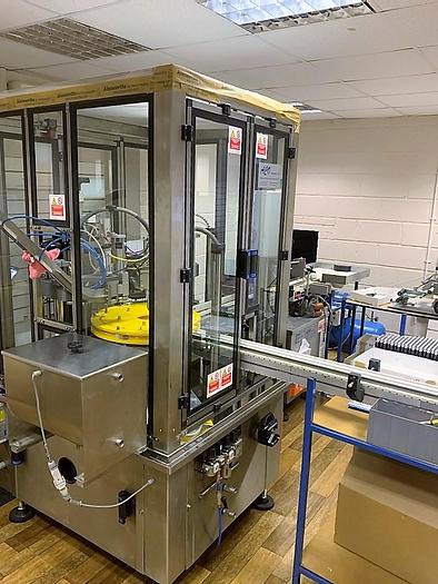Used Tirelli Monoblock Filling, Capping and Labelling Line