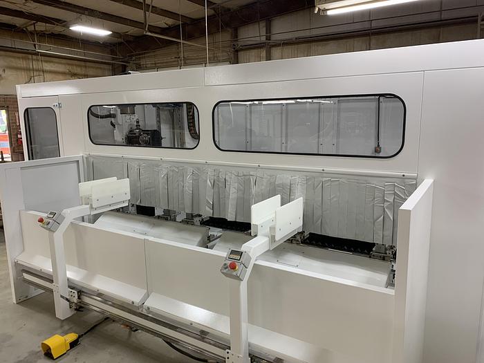 BACCI "TWIN-JET" X3400, 6-AXIS TWIN TABLE CNC MACHINING CENTER