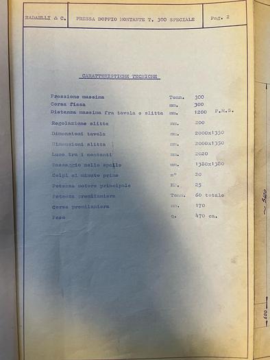 Usato RADAELLI 300 ton