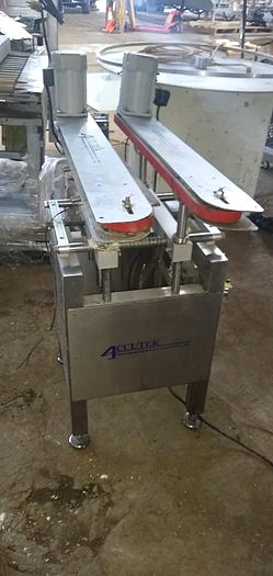 Usado Accutek Transfer Conveyor with Stainless base