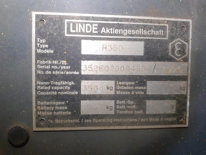 Usado Empilhador Linde H35D
