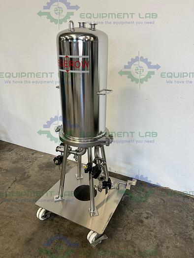 Used Begerow  Beco-Integra Stainless Steel Filter Housing w/ Valves, 12" SS Housing
