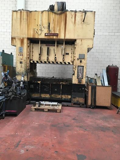 Usado Prensa mecánica de doble montante Rovetta  SC2-250-2000-1220
