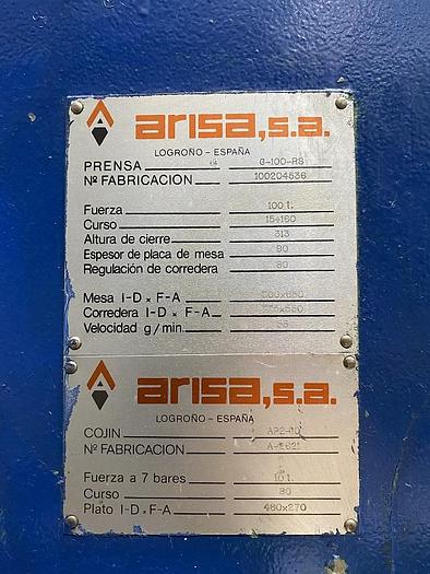 Usado Prensa Arisa G-100-RS