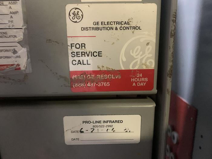 Used GENERAL ELECTRIC LIMITAMP CR7160  HP CONTROLLER W/ DRAW-OUT AIR-BREAK CONTACTOR