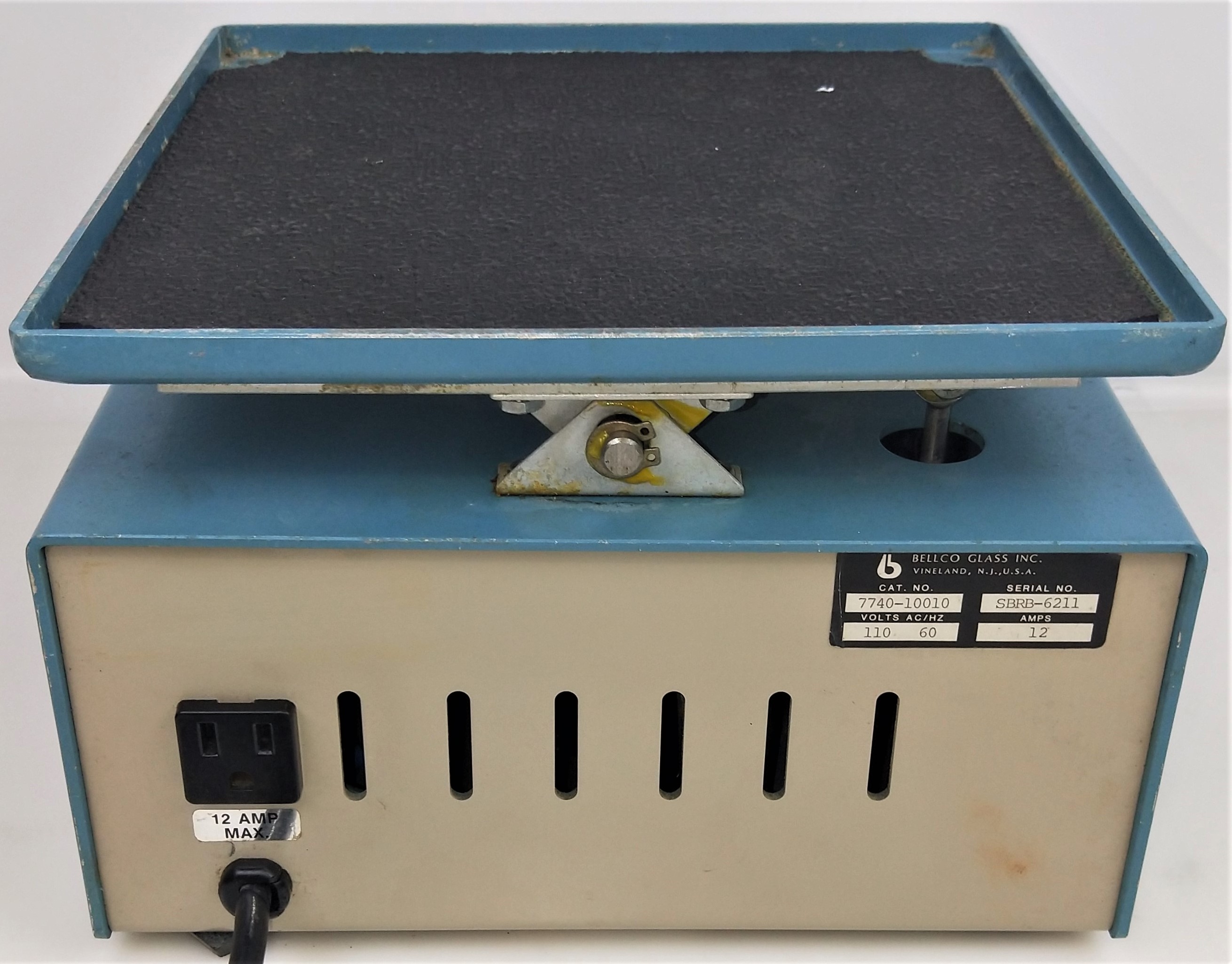 Used Bellco 7740-10010 Rocking Platform Shaker - 10" x 10" Platform