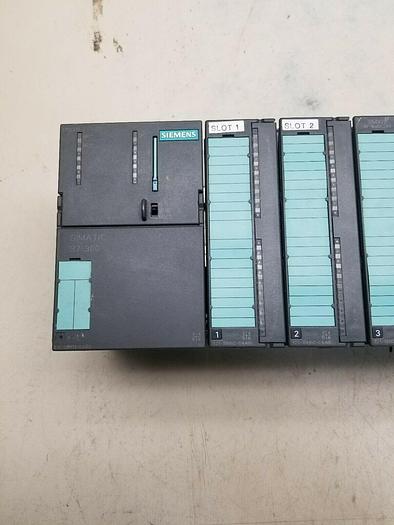 Used SIEMENS 6ES7 315-2EH13-0AB0, 6ES7 321-1BH02-0AA0, 6ES7 390-1AE80-0AA0 RACK