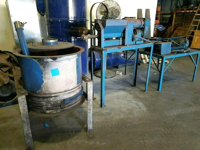 Used Vibra Screw Grinder Pulverizer Milling Fine Powder Grind Mill