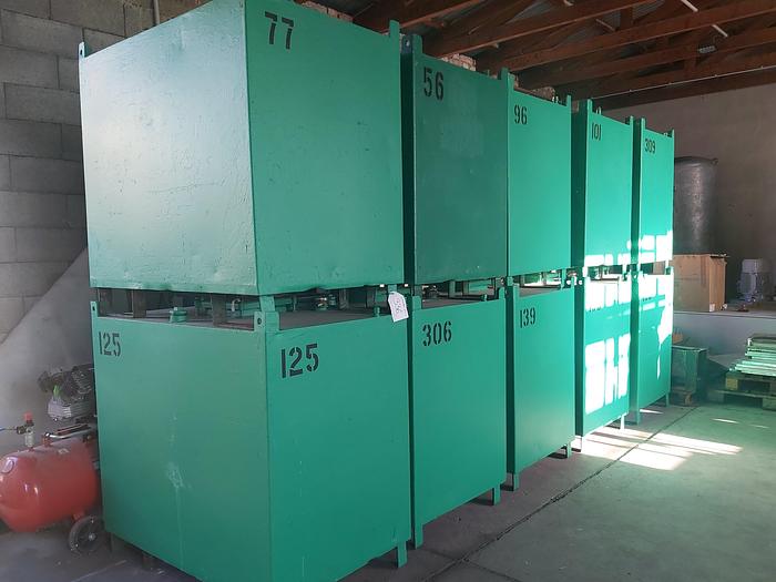Gebraucht Doppelwandiger, stapelbarer Stahltank, 1000L  gebraucht