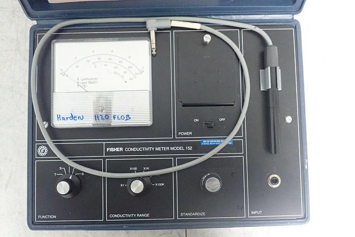 Used Fisher Scientific Model 152 Conductivity Meter with Instruction Manual