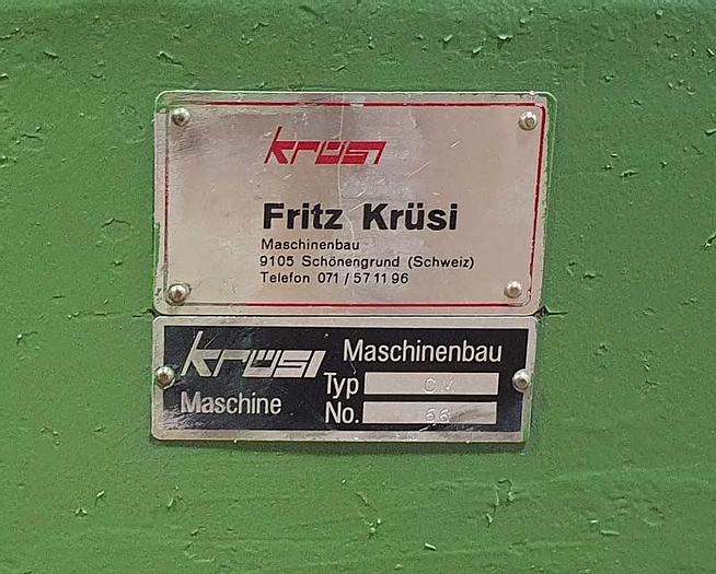 Used 1981 Krüsi Switzerland Joinery system Krüsi CM-40